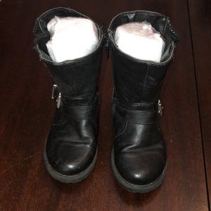 Black Motorcycle Boots